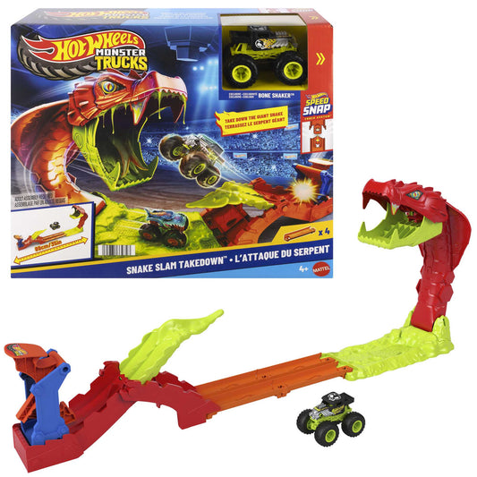 Monster Truck Track Set with Snake Challenge and Car