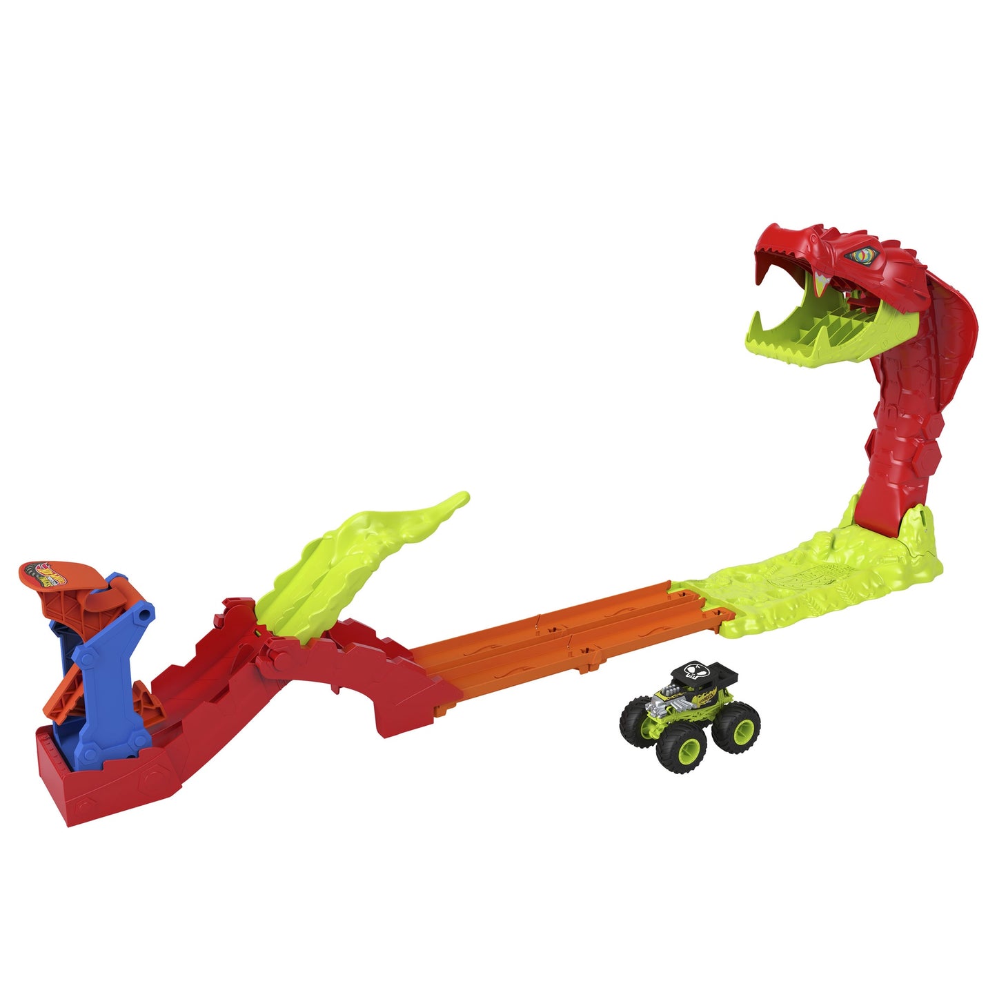 Monster Truck Track Set with Snake Challenge and Car