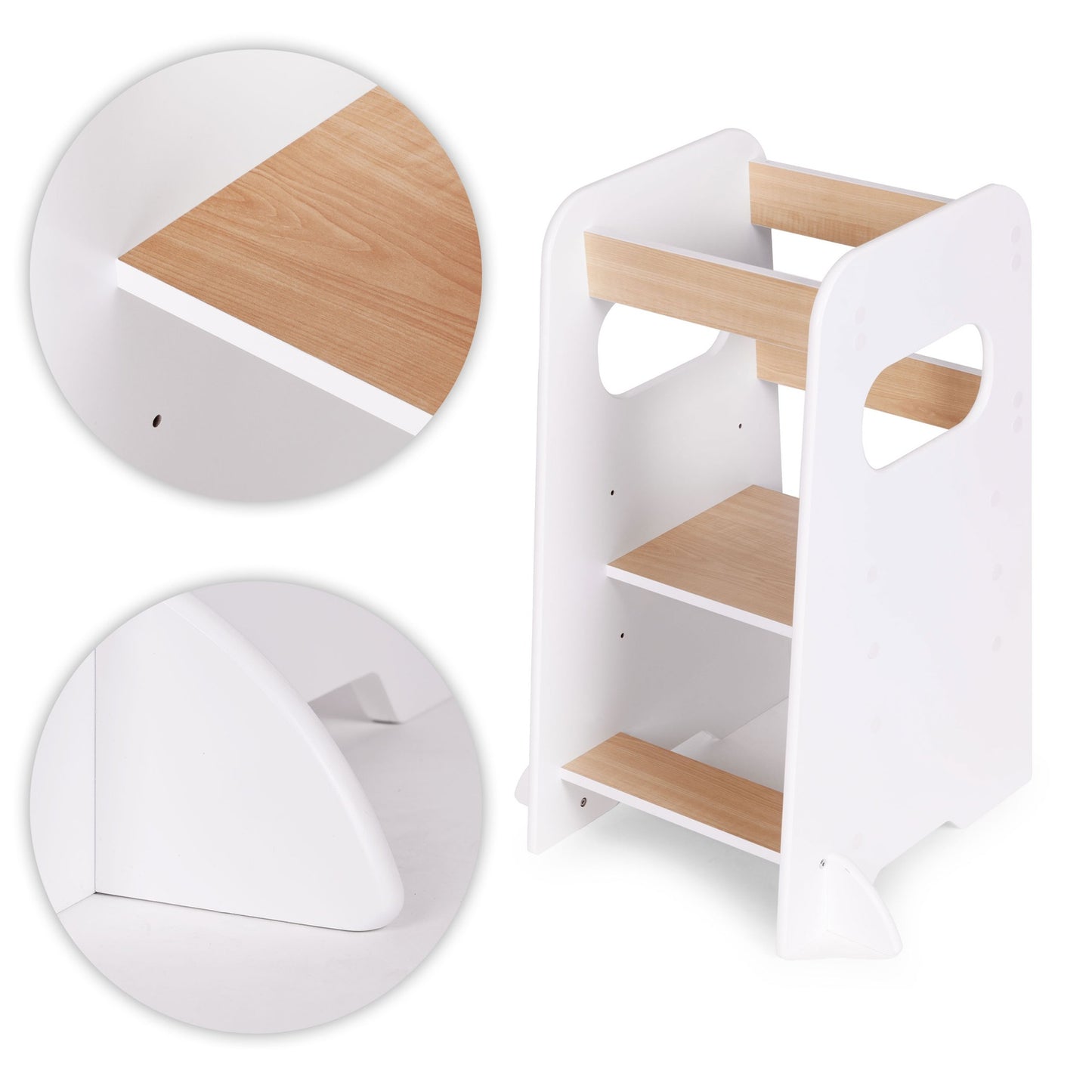 Montessori Adjustable Kitchen Step Stool for Kids