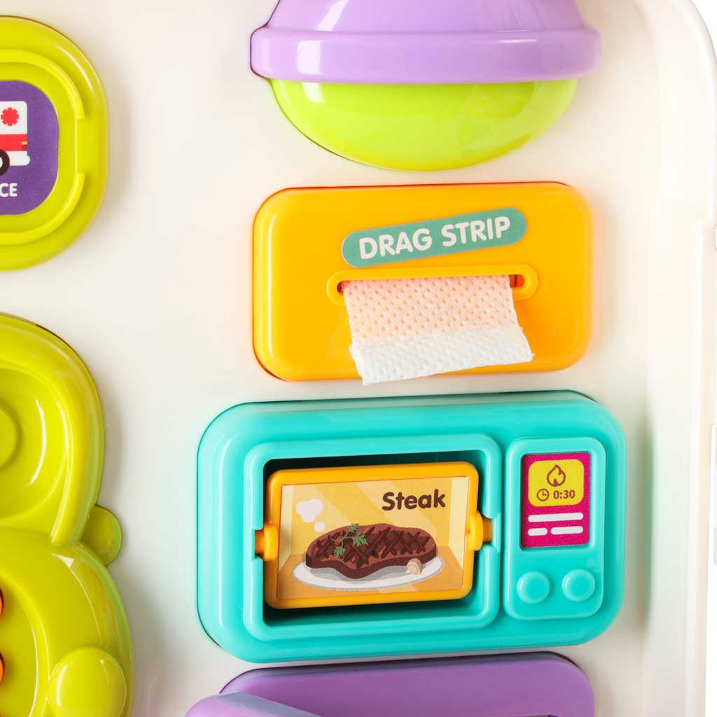 Montessori Sensory Activity Suitcase Bus, Lights Sounds