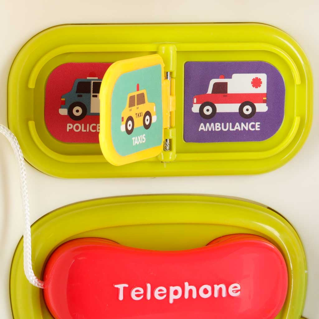 Montessori Sensory Activity Suitcase Bus, Lights Sounds