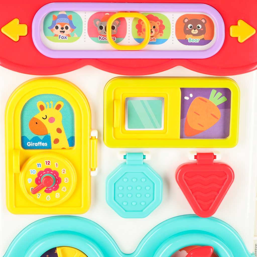 Montessori Sensory Activity Suitcase Bus, Lights Sounds