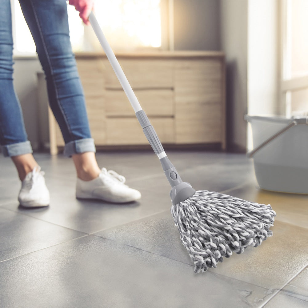 Mop and broom handle steel telescopic CLEAN SYSTEM 94-158 cm