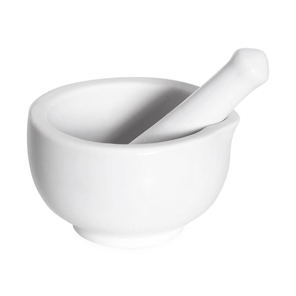 Mortar for better crushing: Perfect for spices and pesto