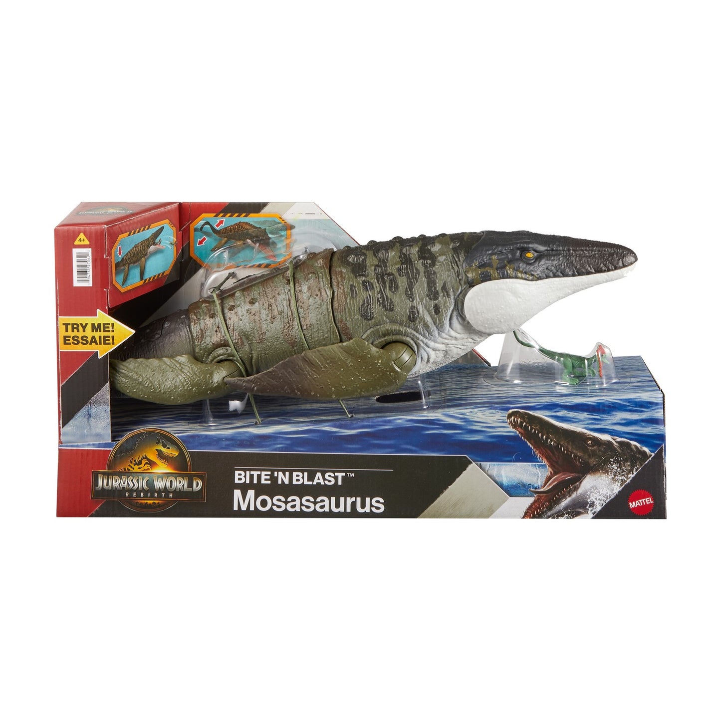 Mosasaurus Dinosaur Toy, Movable Jaws, 45cm
