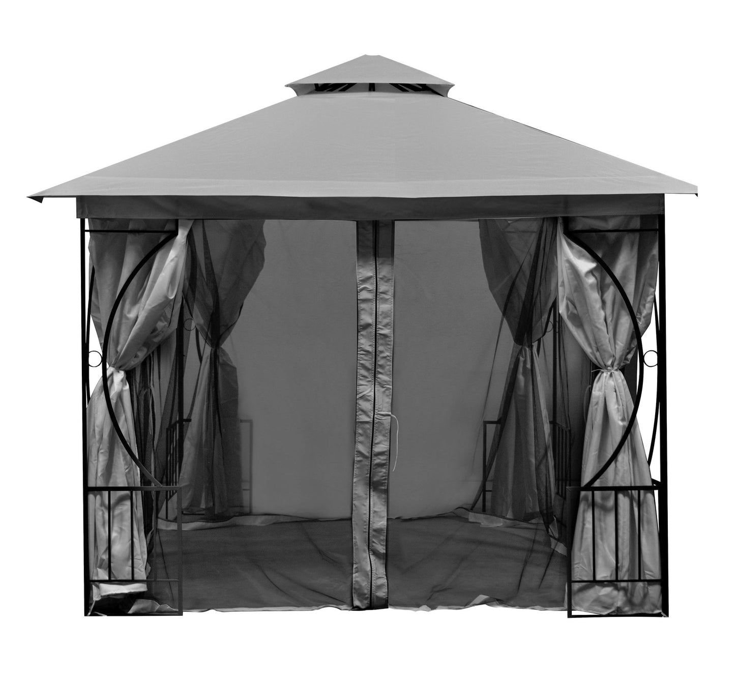 Mosquito Net for Garden Pavilion 3x3 m with Zipper Closures MultiGarden