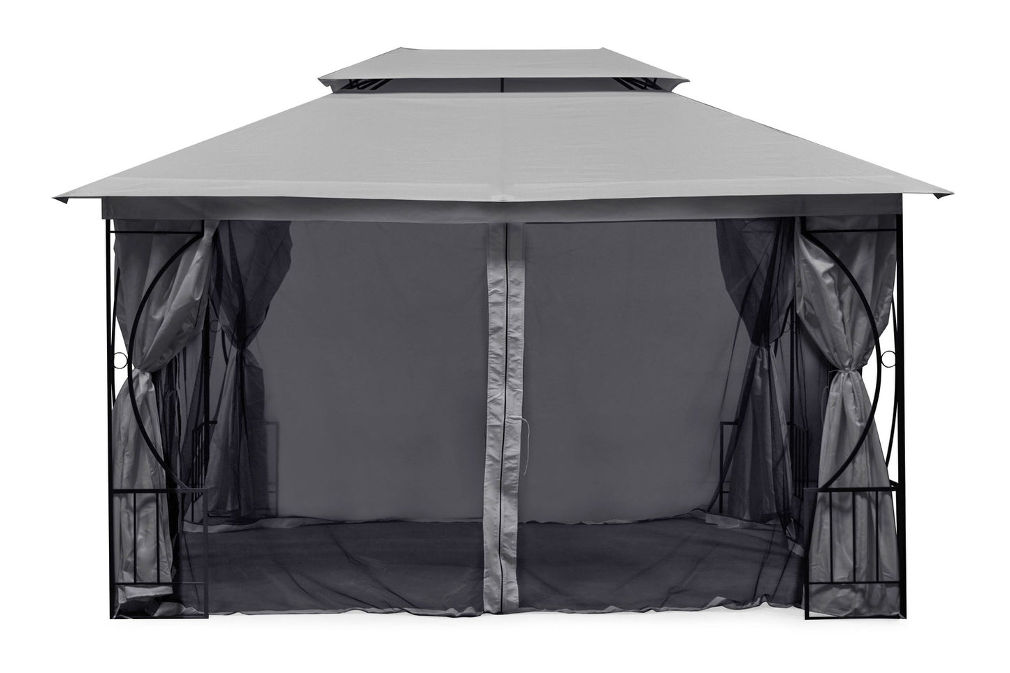 Mosquito Net for Garden Pavilion 3x4 m with Zipper Closures MultiGarden