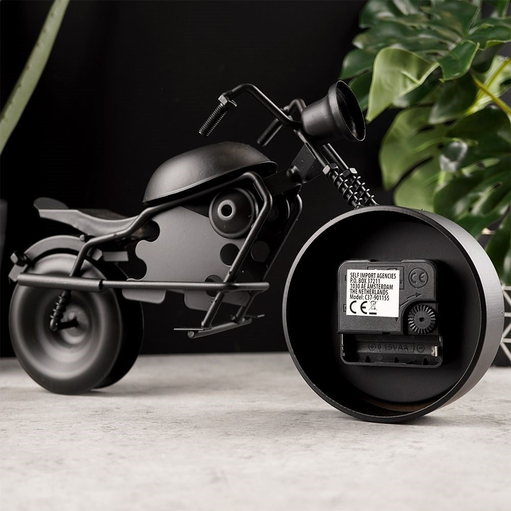 Motorcycle Clock: Unique Decoration for Home and Office