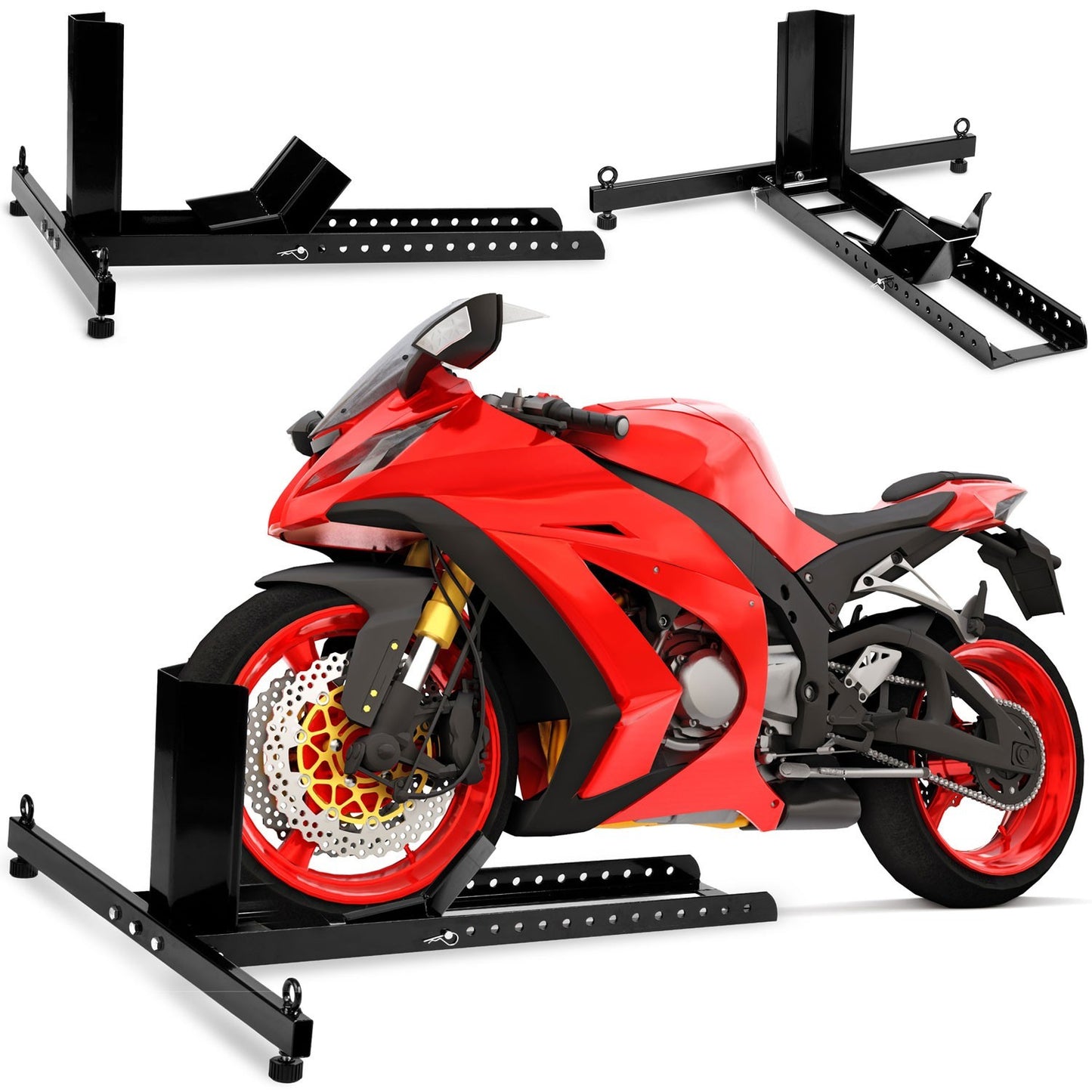 Motorcycle support for front wheel MT3 black