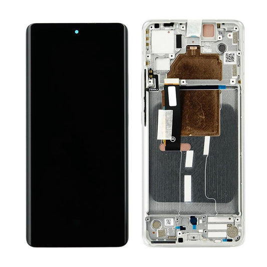 Motorola Edge 30 Fusion LCD-skärm - Vit