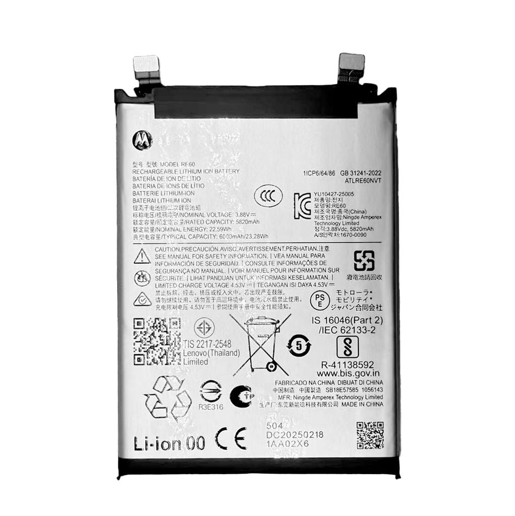 Motorola Edge 60 Pro Batteri 6000Mah Original