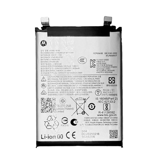 Motorola Edge 60 Pro Batteri 6000Mah Original