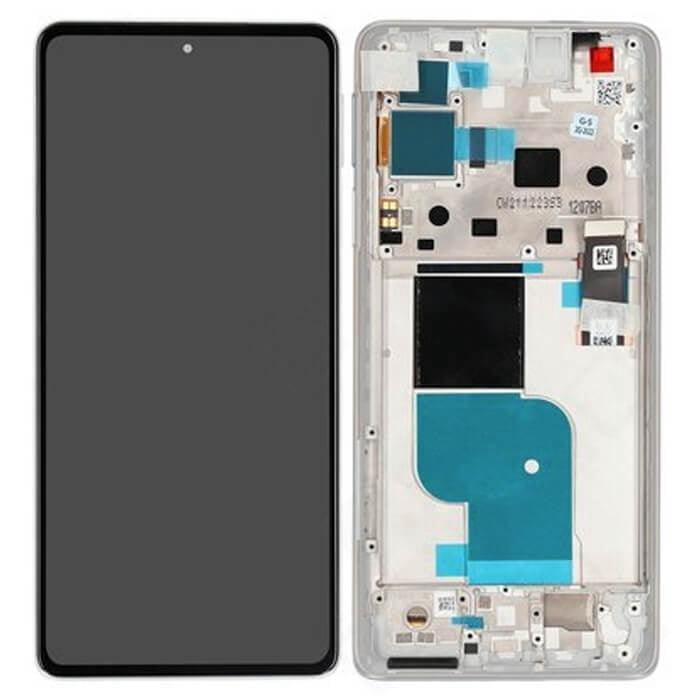 Motorola Moto Edge 30 Pro LCD-skärm - Vit