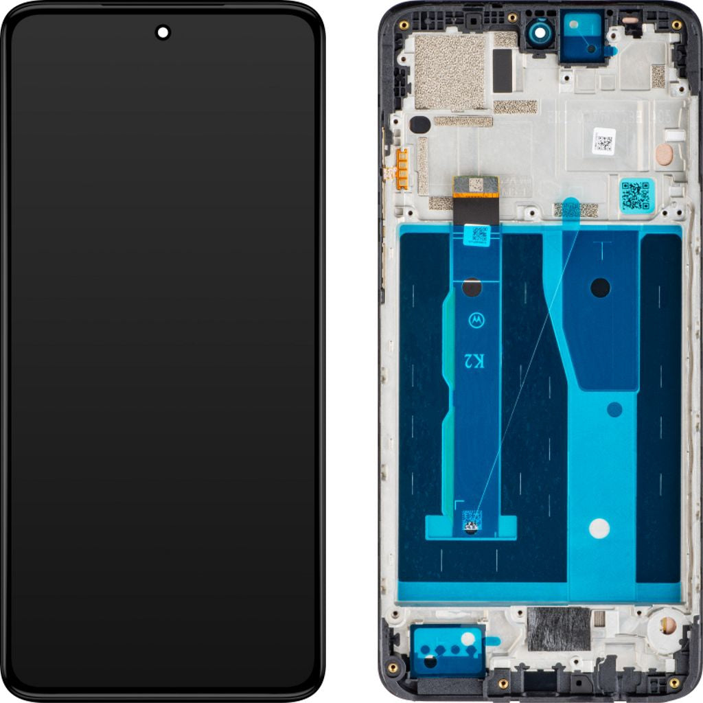 Motorola Moto G84 LCD-skärm Original - Svart