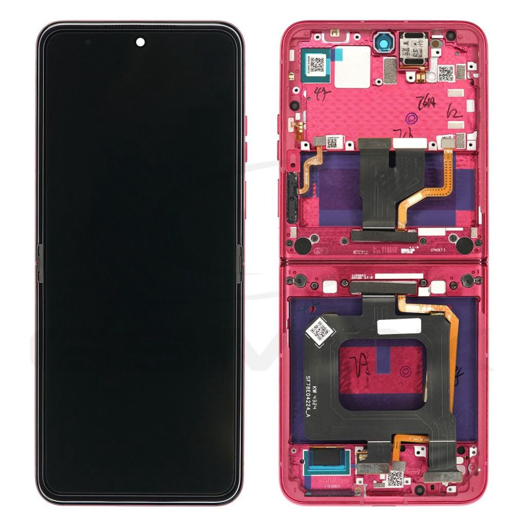 Motorola Razr 50 Ultra LCD-skärm Original - Rosa