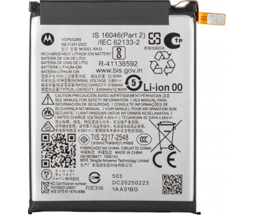 Motorola Razr 60 Huvudbatteri RA33 Original