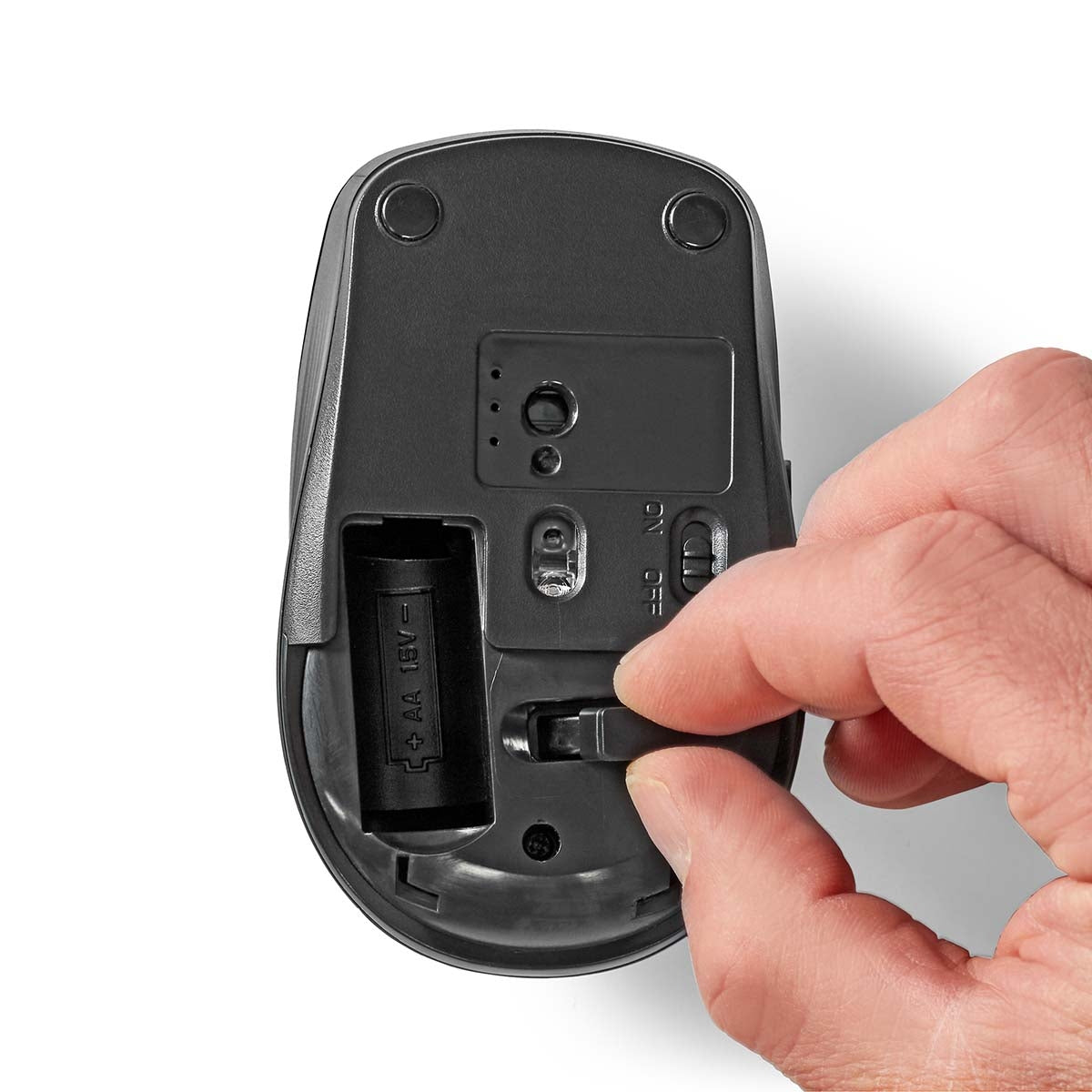 Mouse | Wireless | 800 / 1200 / 1600 dpi | Adjustable DPI | Number of buttons: 6 | Right handed