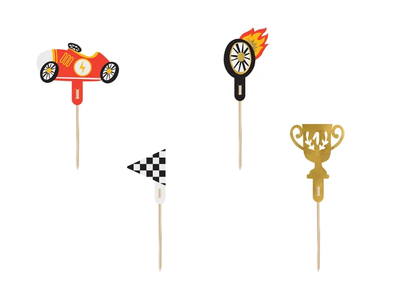 Muffin decorations Cars 12cm