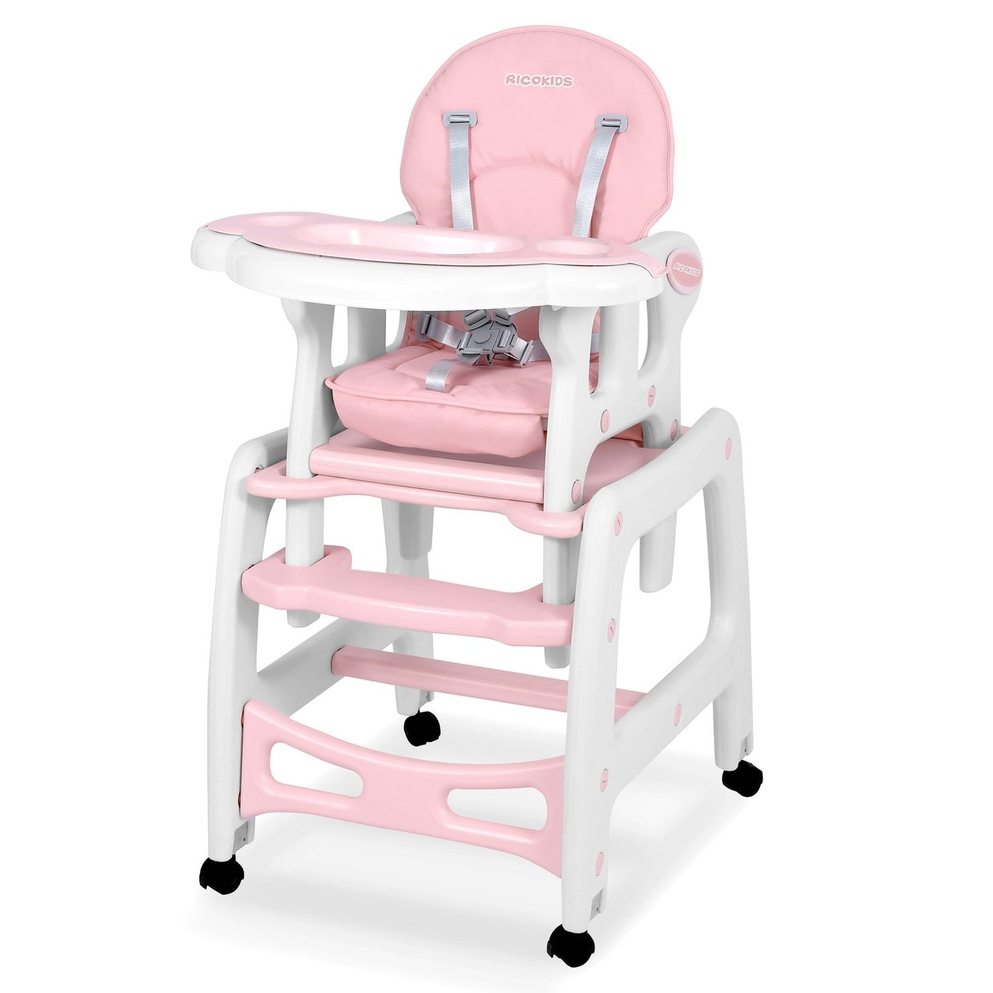 Multifunctional 5-in-1 Dining Chair Sinco, Pink