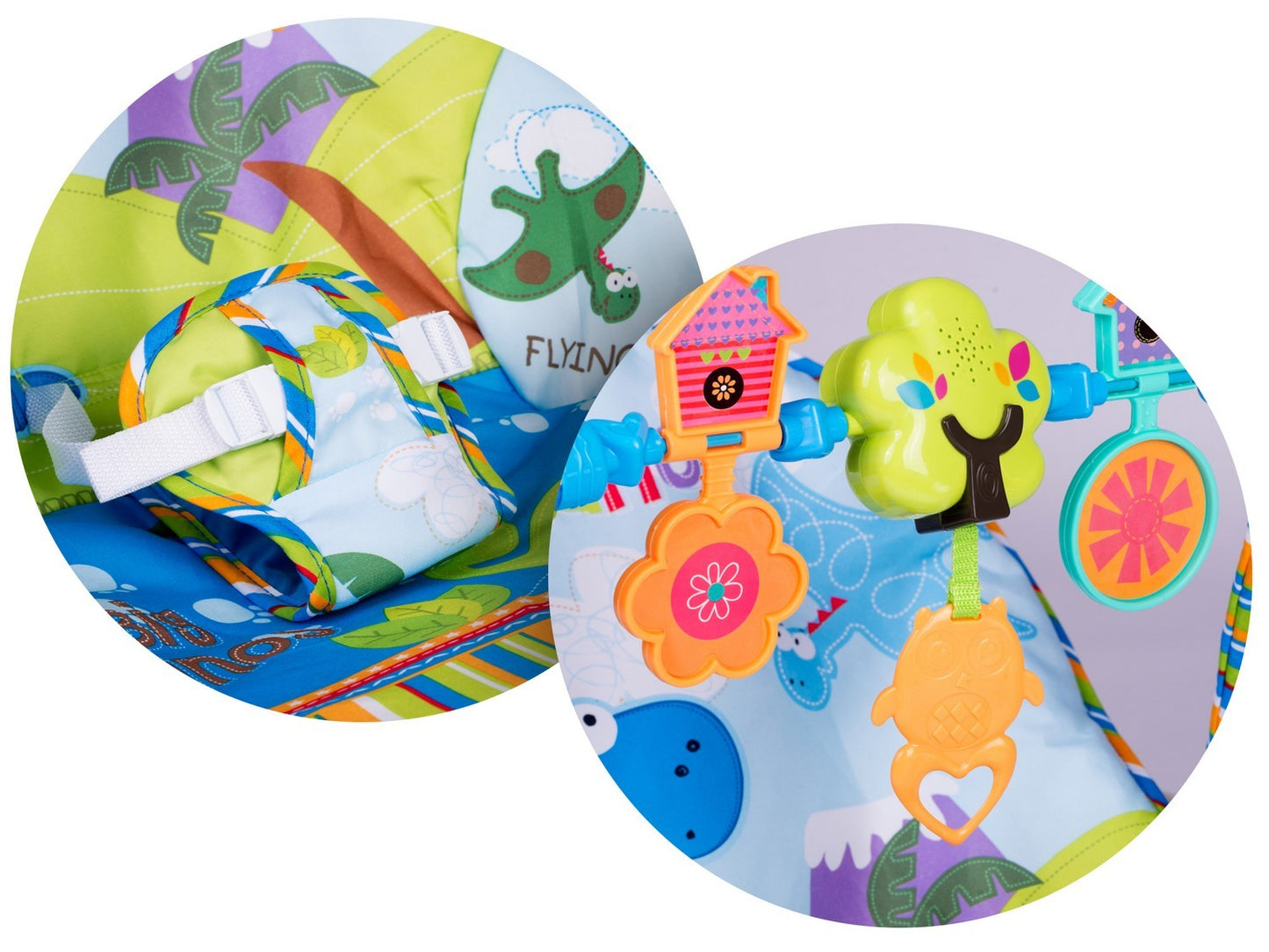 Multifunctional Babysitter with Vibration and Music from Ricokids