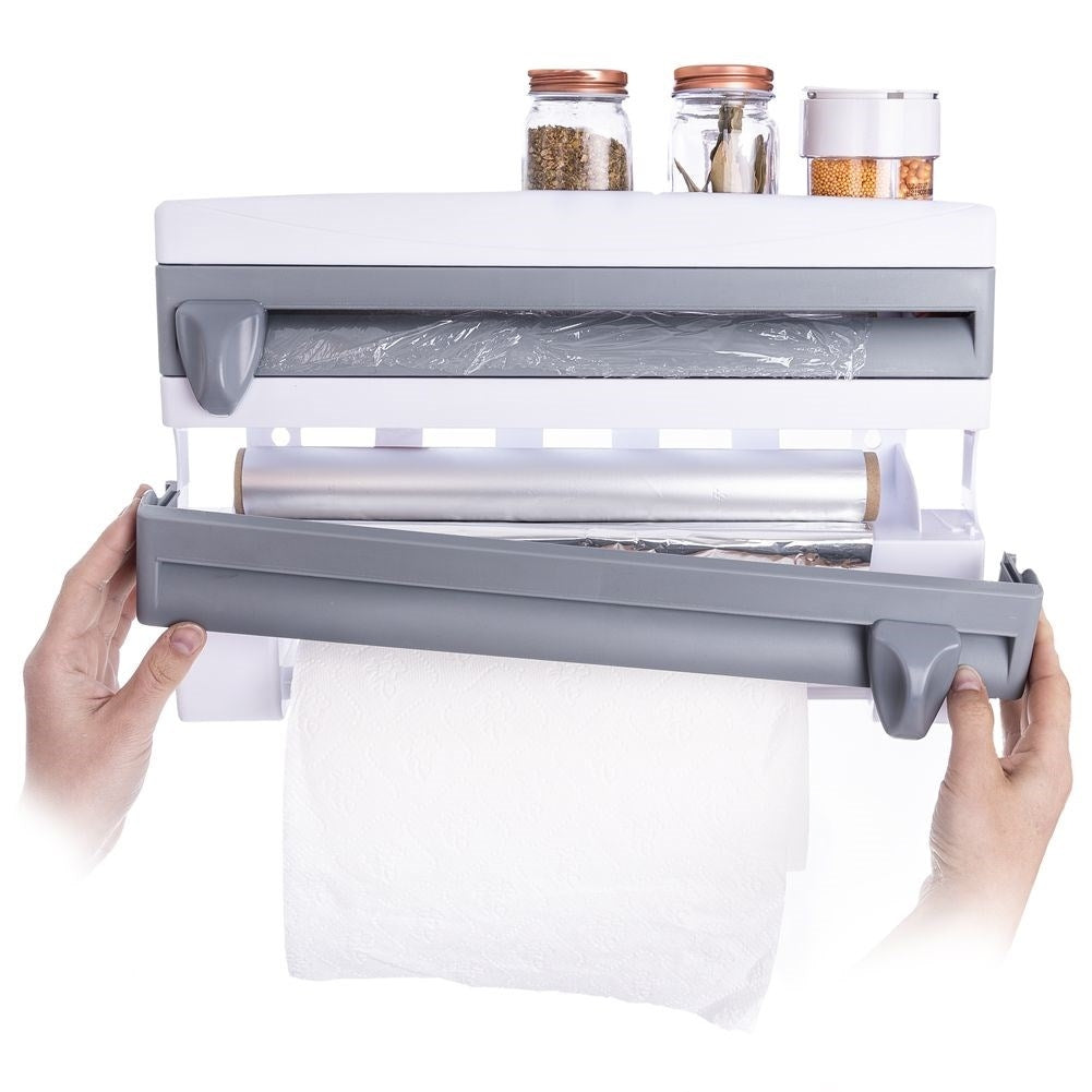 Multifunctional Dispenser for Foil and Paper Towels