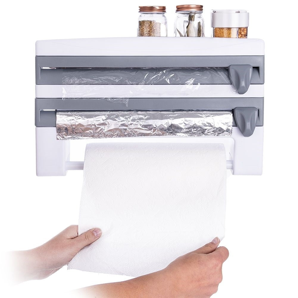 Multifunctional Dispenser for Foil and Paper Towels
