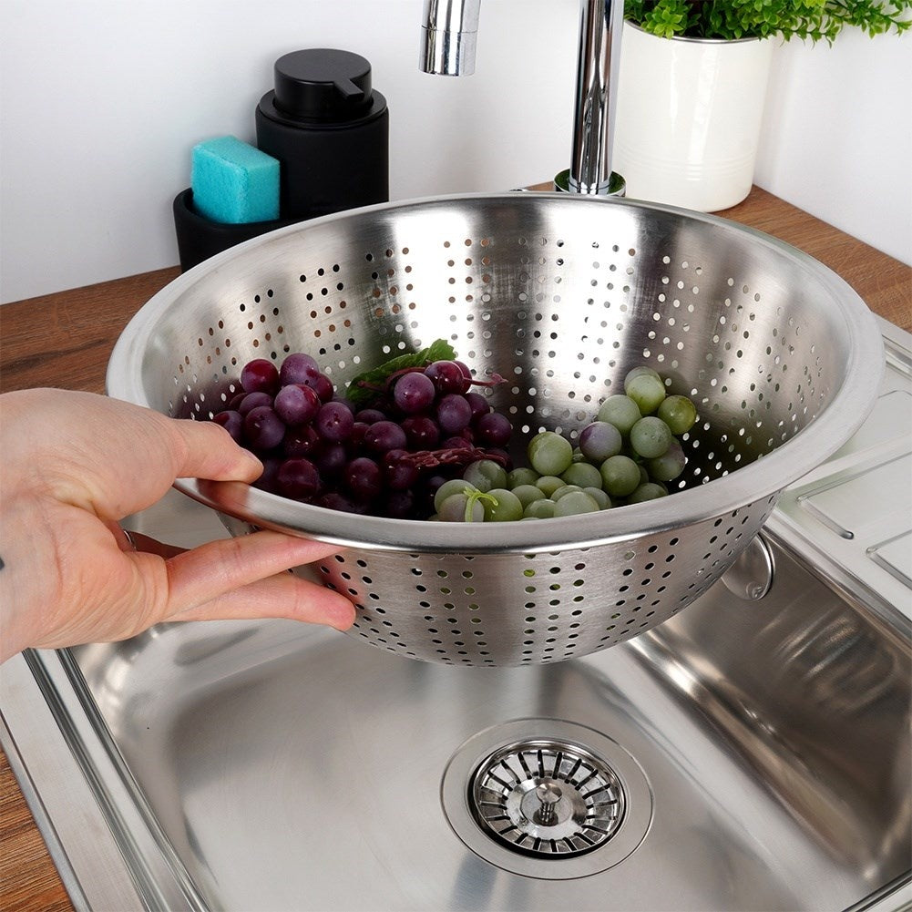 Multifunctional Kitchen Colander in Stainless Steel