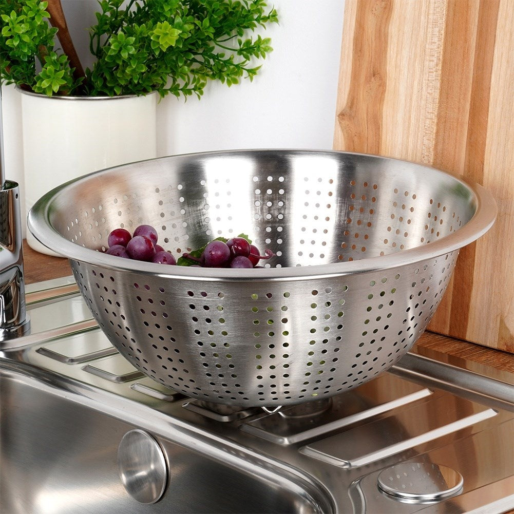 Multifunctional Kitchen Colander in Stainless Steel