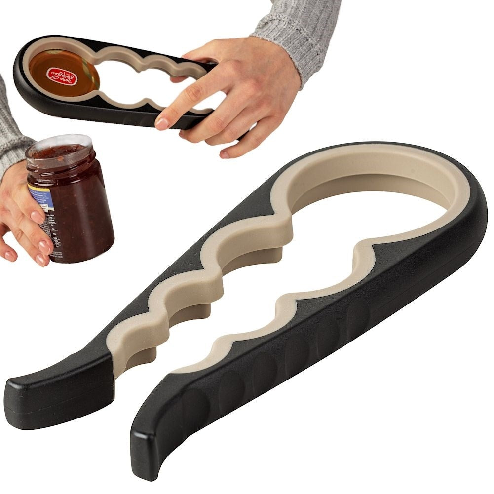 Multifunctional Opener for Cans and Bottles, Non-Slip Design