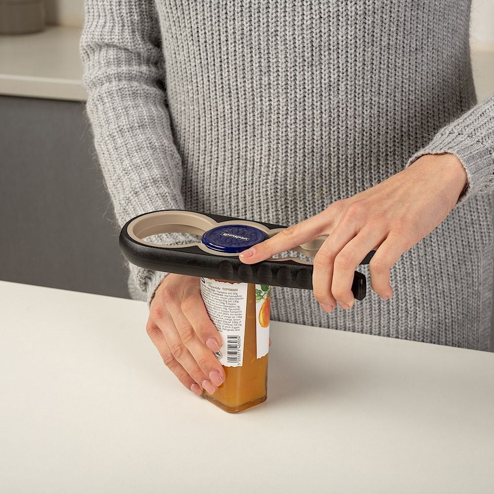 Multifunctional Opener for Cans and Bottles, Non-Slip Design