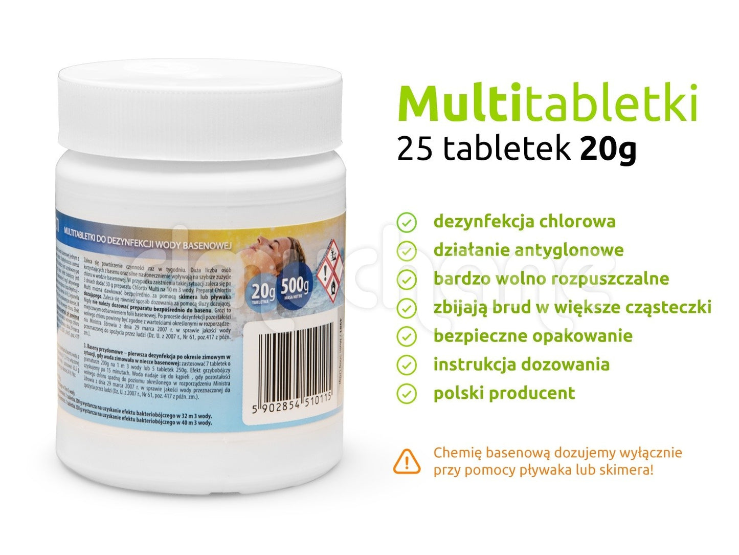 Multifunctional Tablets 25 x 20g - 0.5 kg
