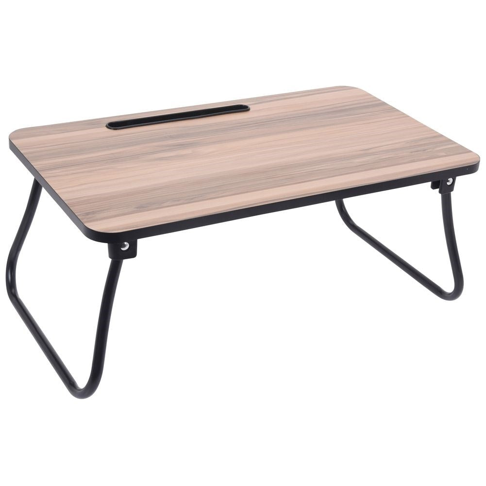 Multifunctional bedside table for breakfast and laptop work