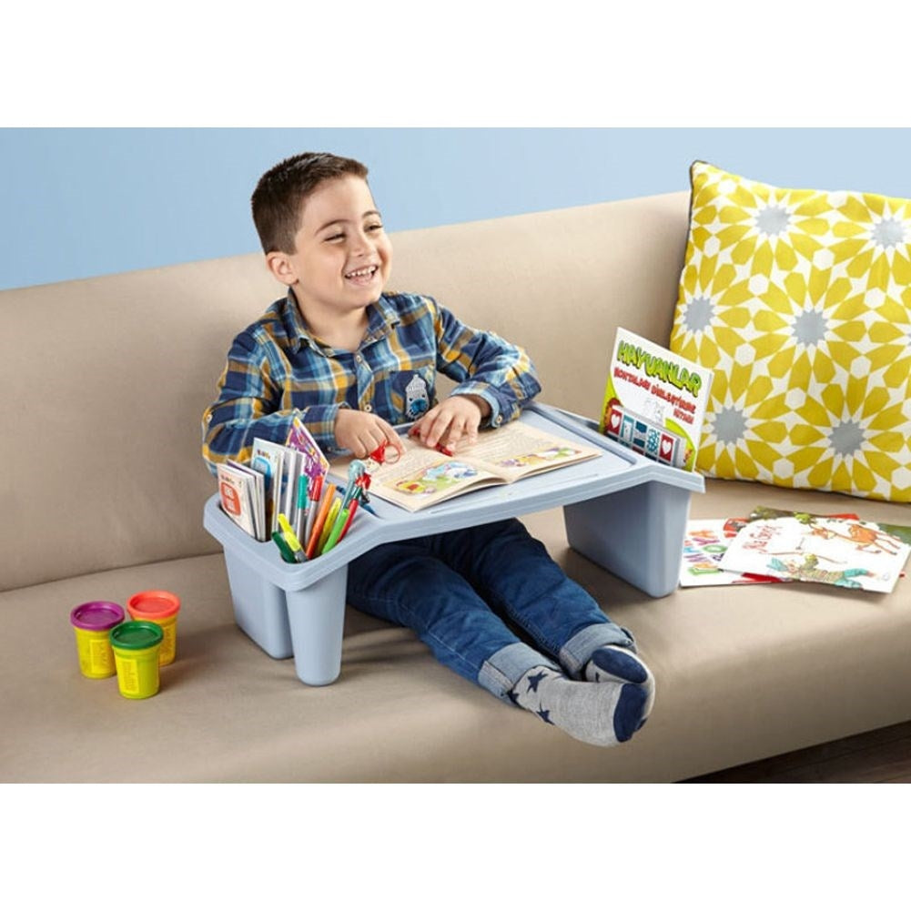 Multifunctional bedside table for breakfast, work and reading