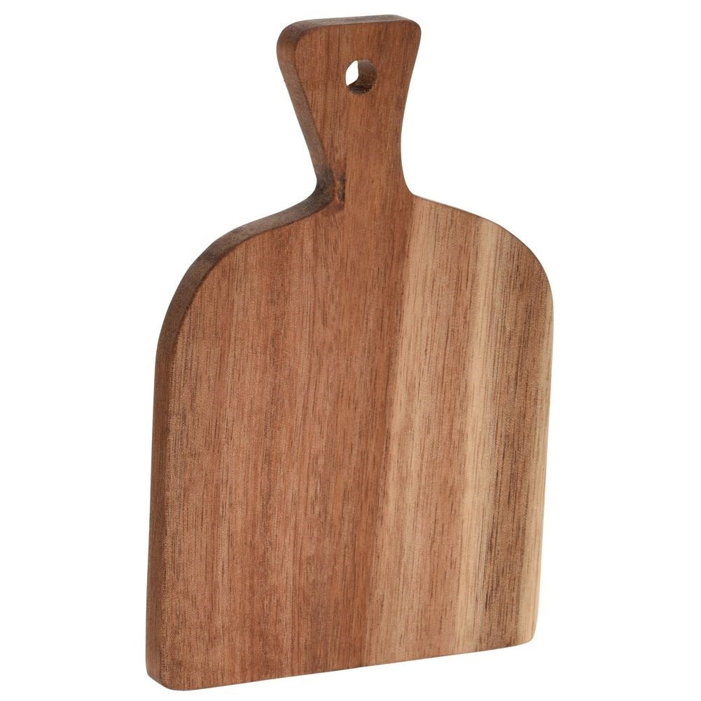Multifunctional cutting board and serving tray in a compact format