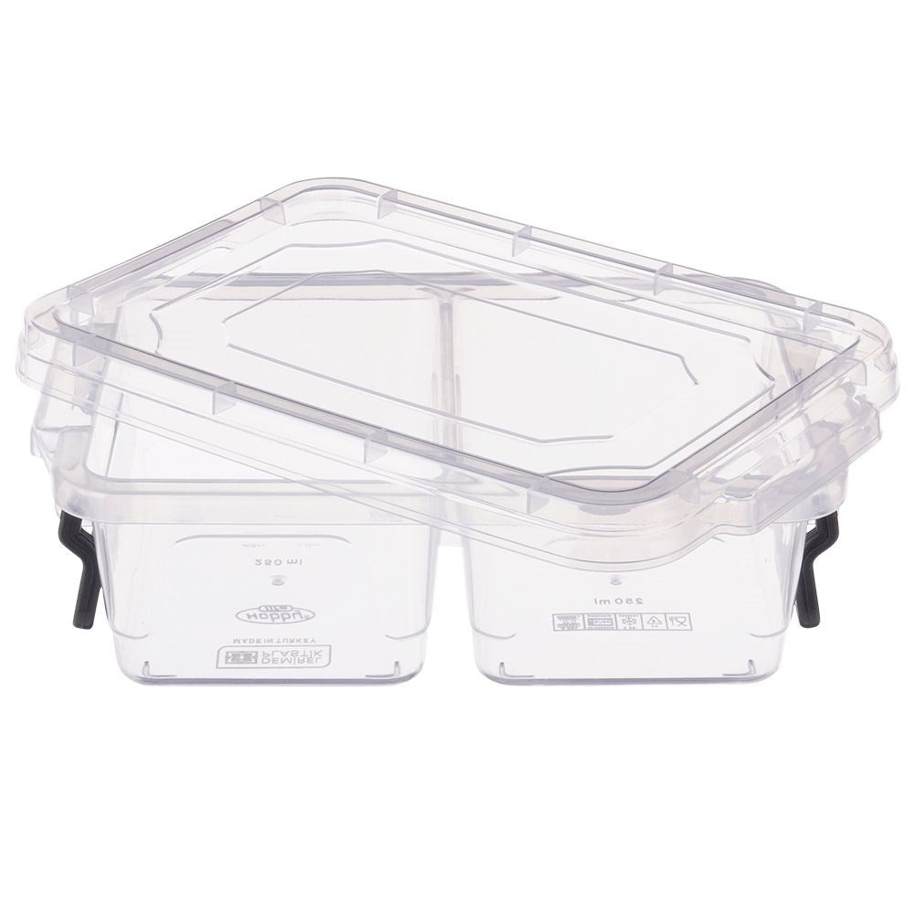 Multifunctional food container for dishwasher, fridge, freezer & microwave