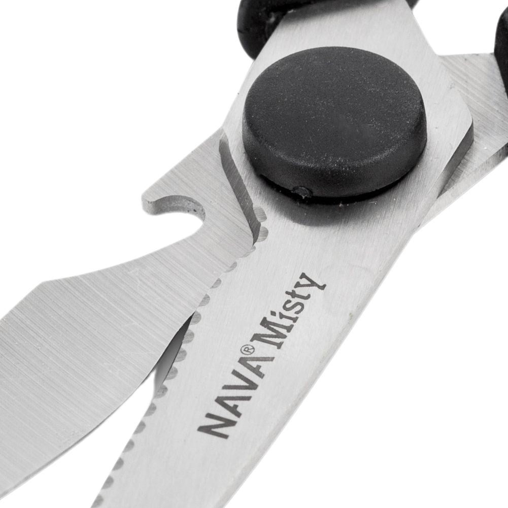 Multifunctional kitchen scissors: scissors, nutcracker, cap opener