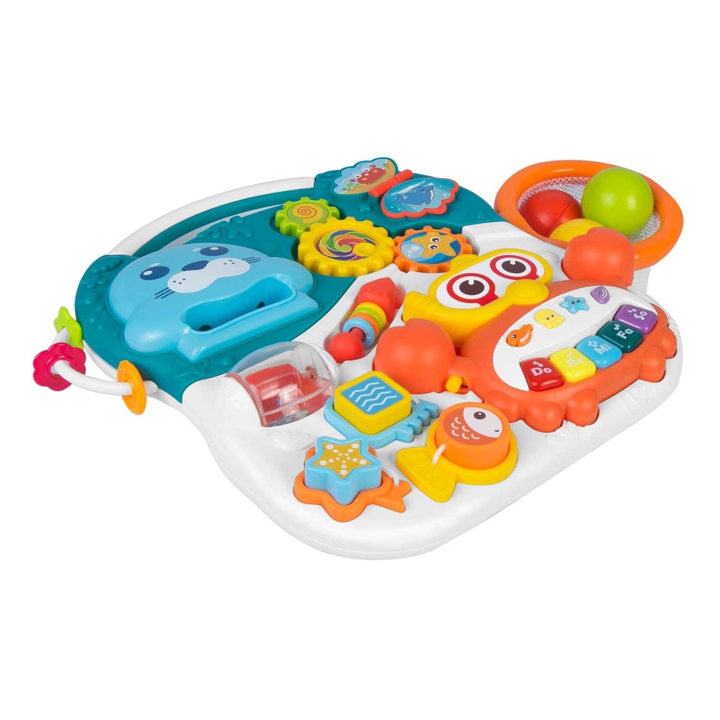 Multifunctional learning and play table 3-in-1 RK-810 white-blue