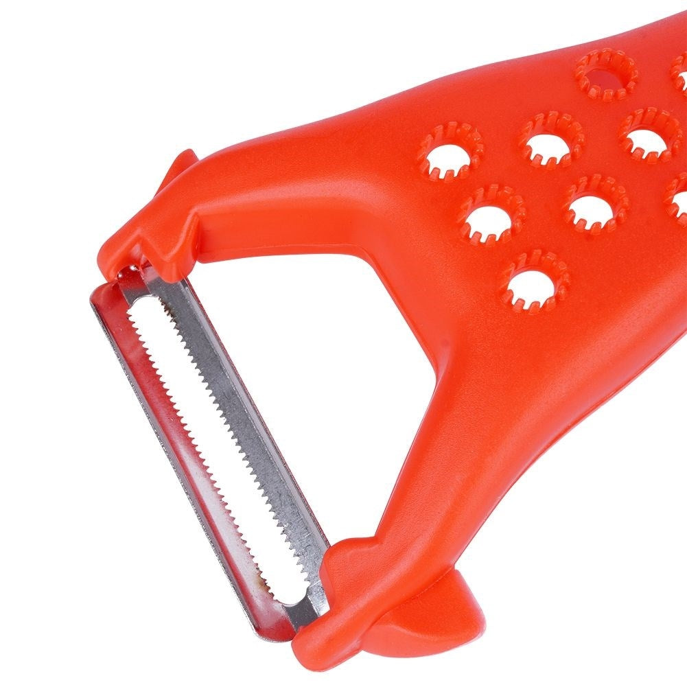 Multifunctional vegetable peeler 4-in-1 with steel blade