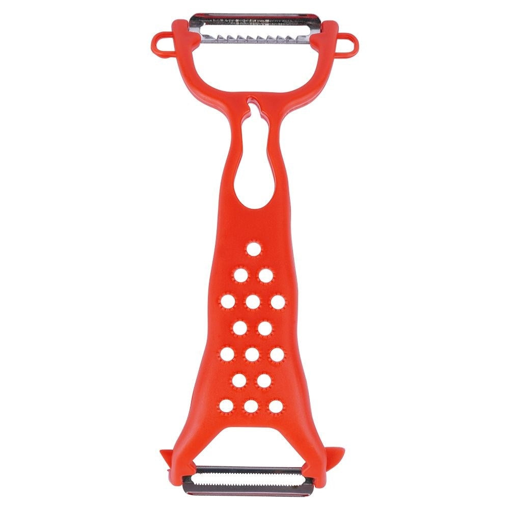 Multifunctional vegetable peeler 4-in-1 with steel blade