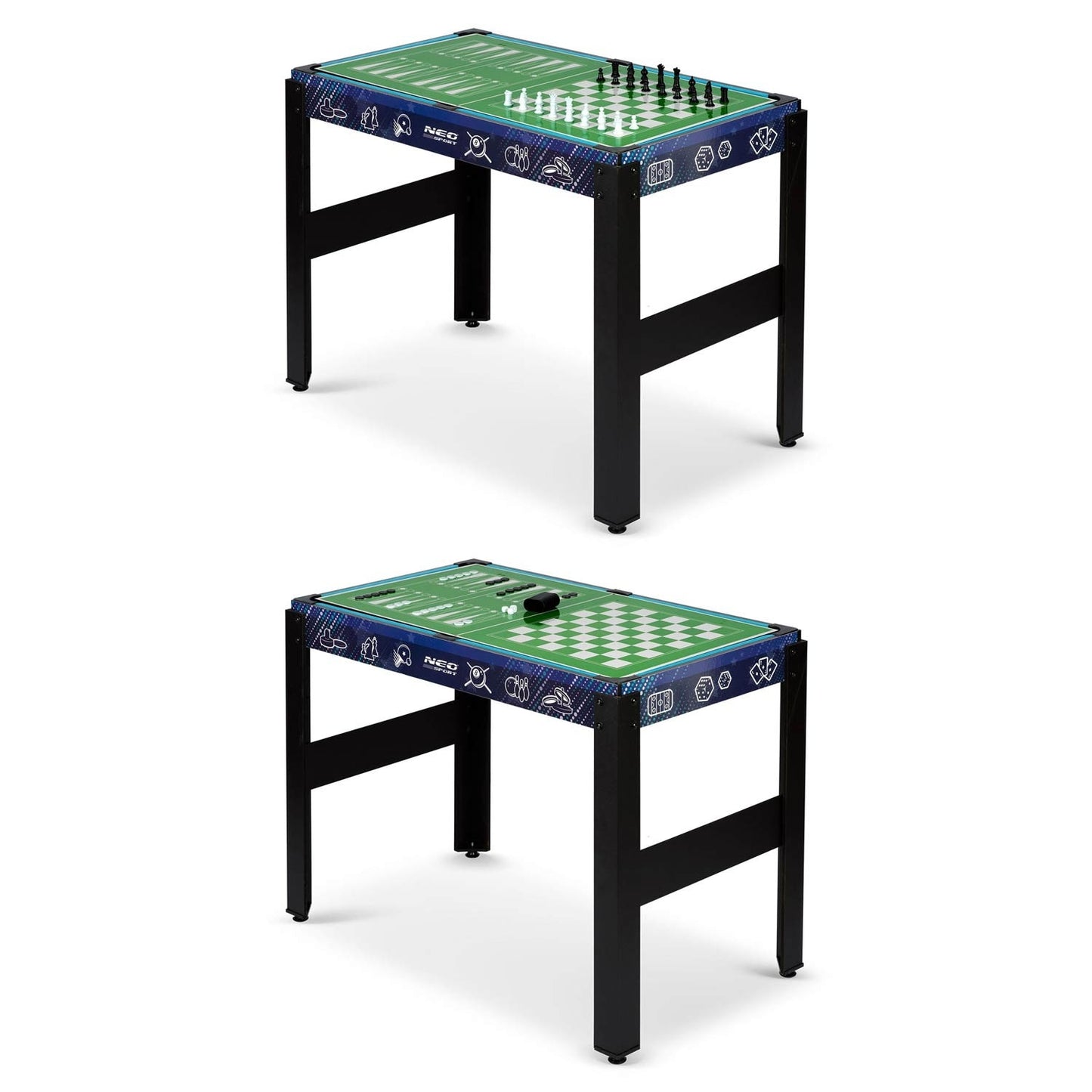 Multi game table 12in1 106x59x90 cm NS-801 black