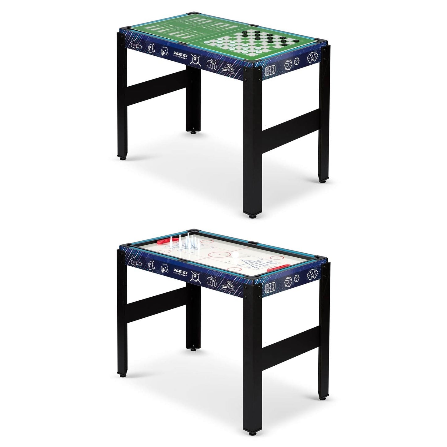 Multi game table 12in1 106x59x90 cm NS-801 black