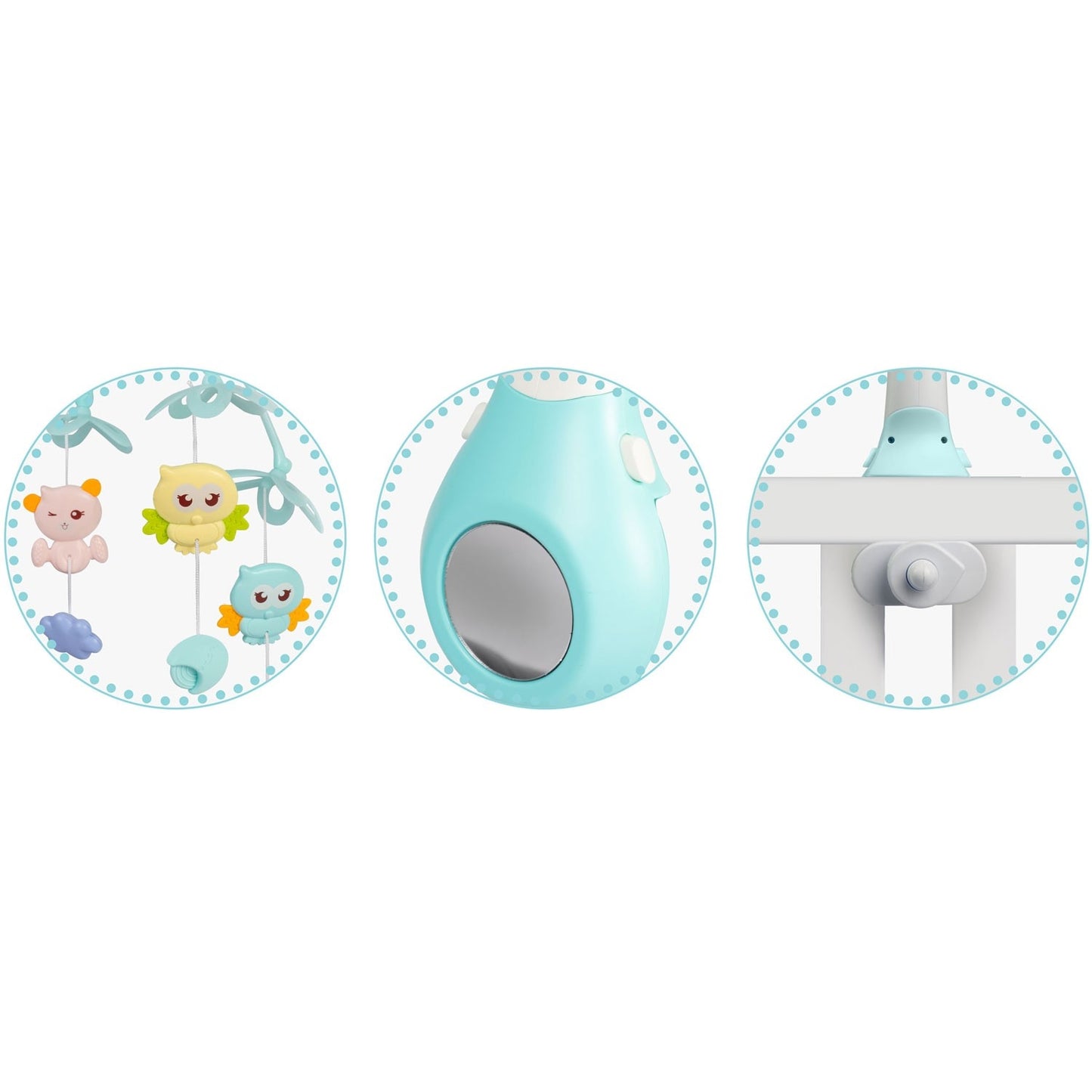 Music Box with Projector for Crib RK-813 Blue