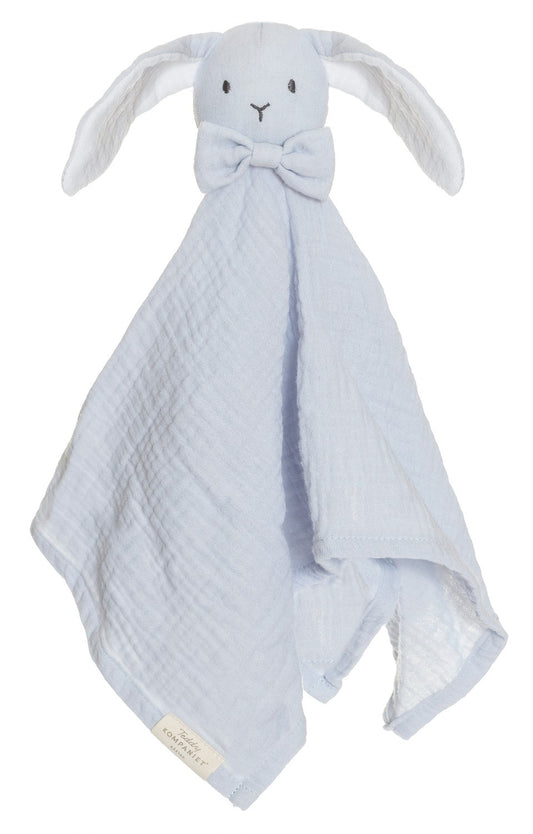 Baby Comforter, Blue Rabbit, 40x40cm, Soft Cotton