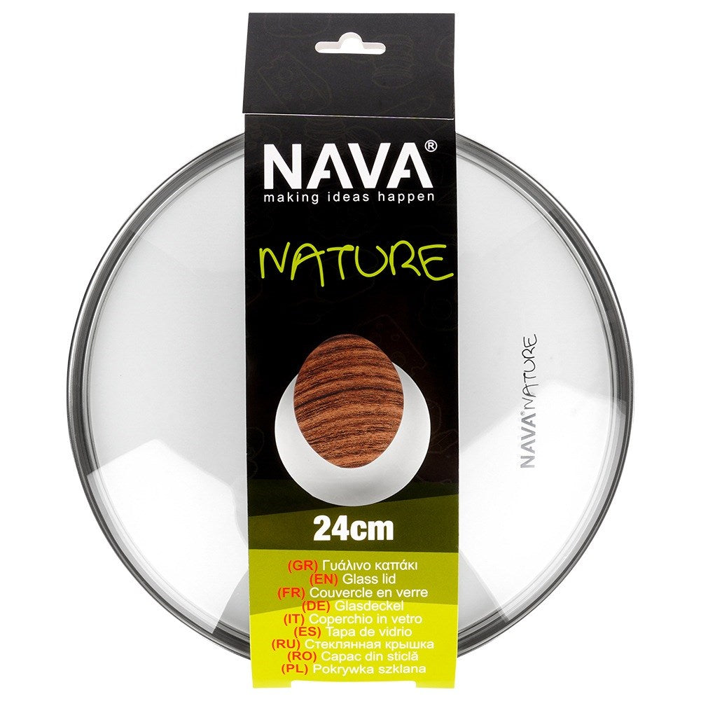 NATURE glass lid 24 cm