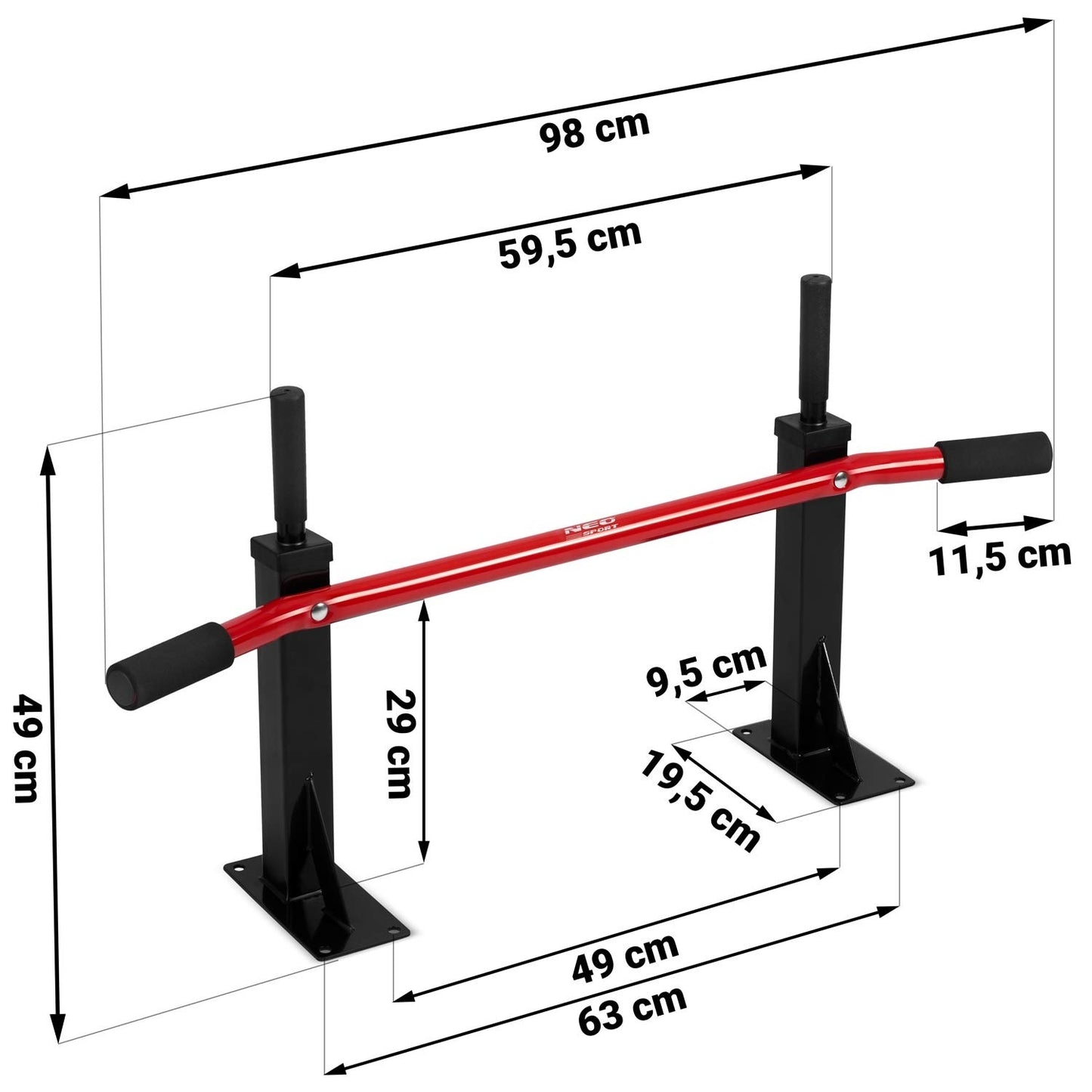 NS-315 Wall-mounted Pull-Up Bar