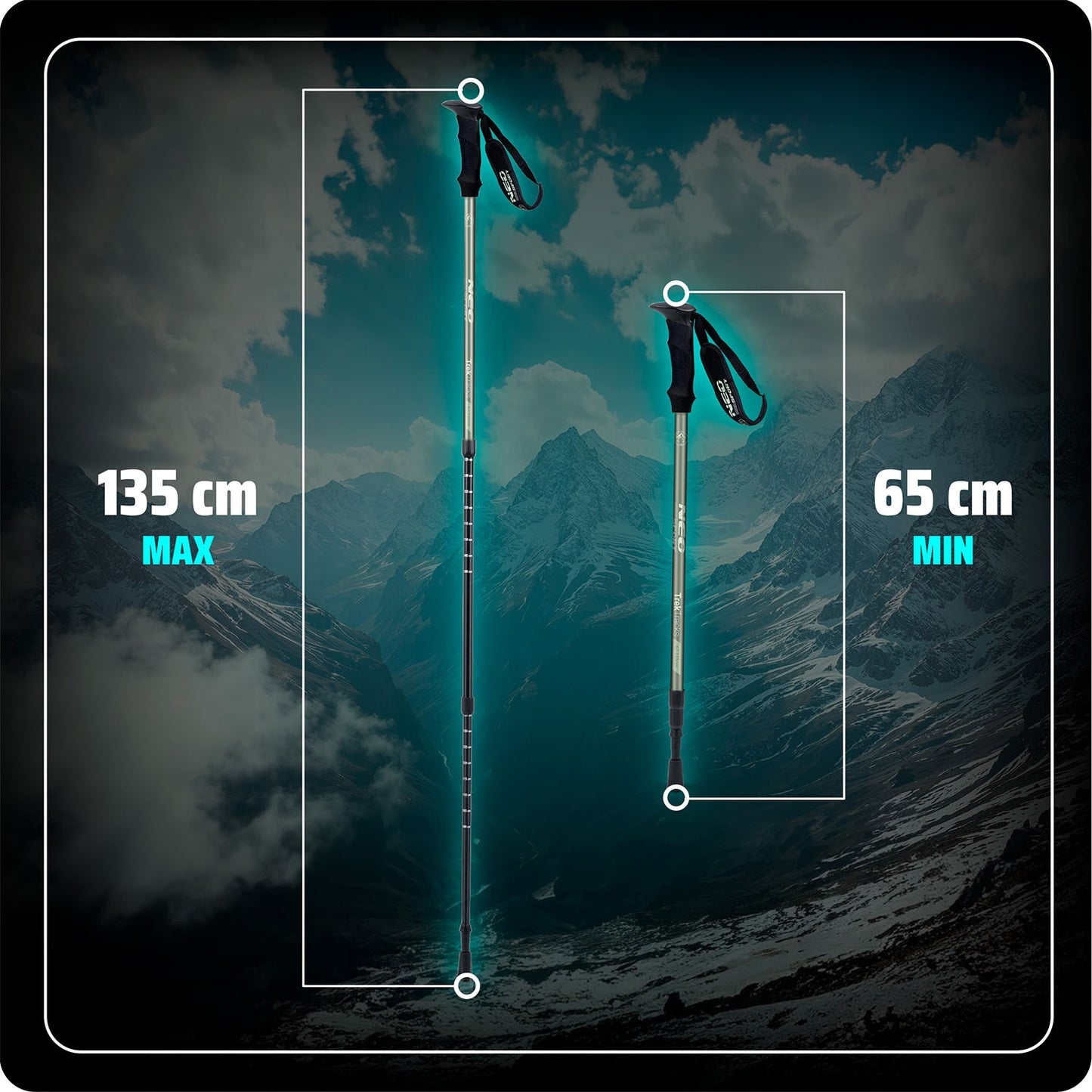 NS-381 Neo-Sport trekking poles