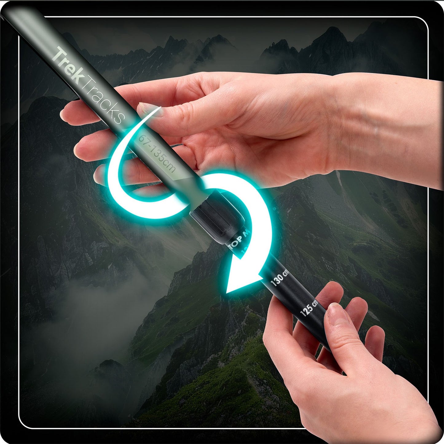 NS-381 Neo-Sport trekking poles