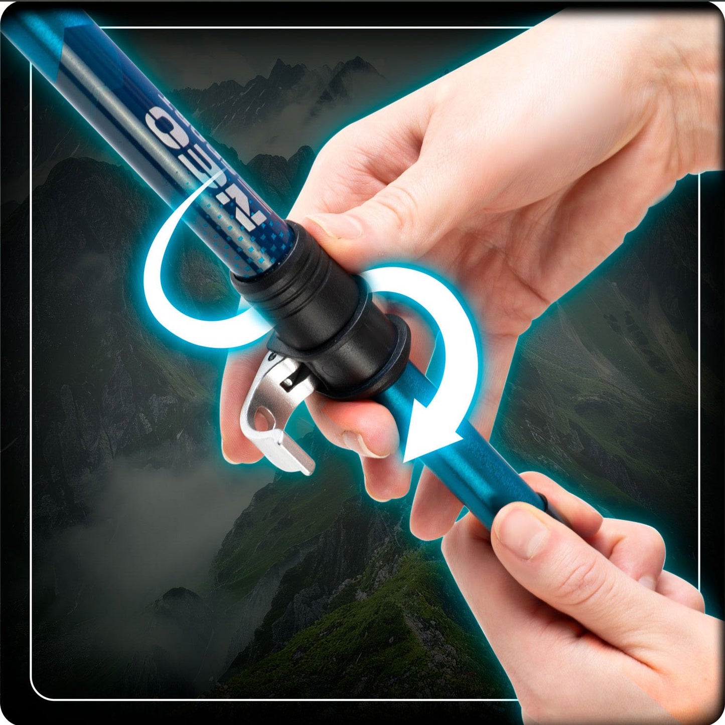 NS-382 Neo-Sport trekking poles