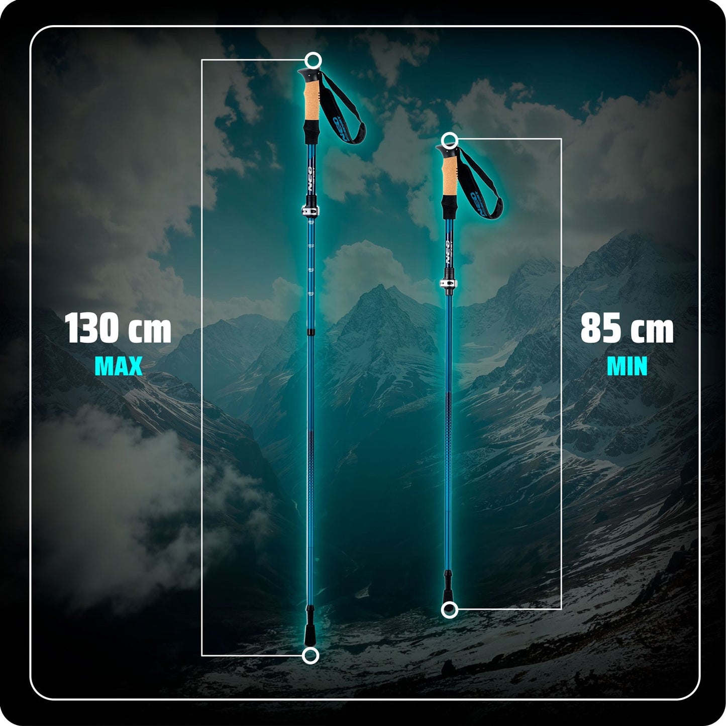 NS-382 Neo-Sport trekking poles