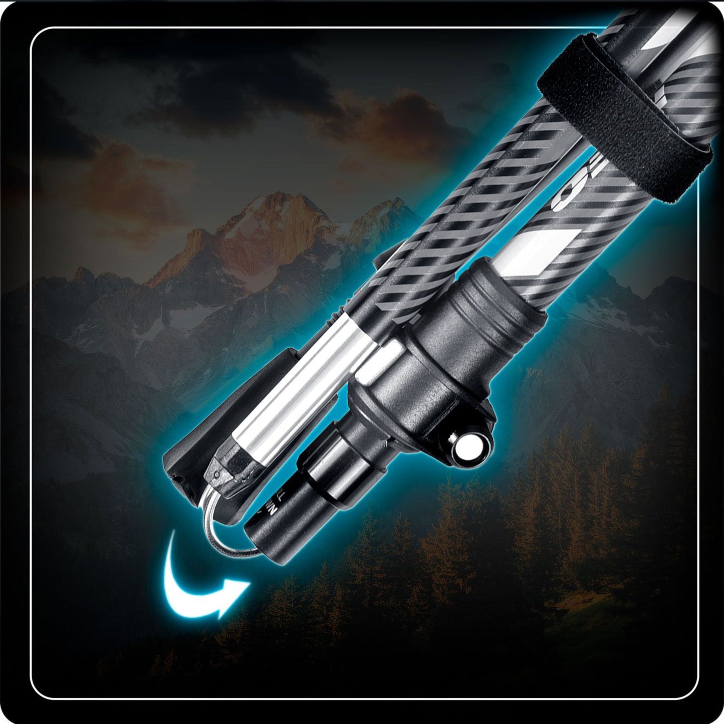 NS-382 Neo-Sport trekking poles